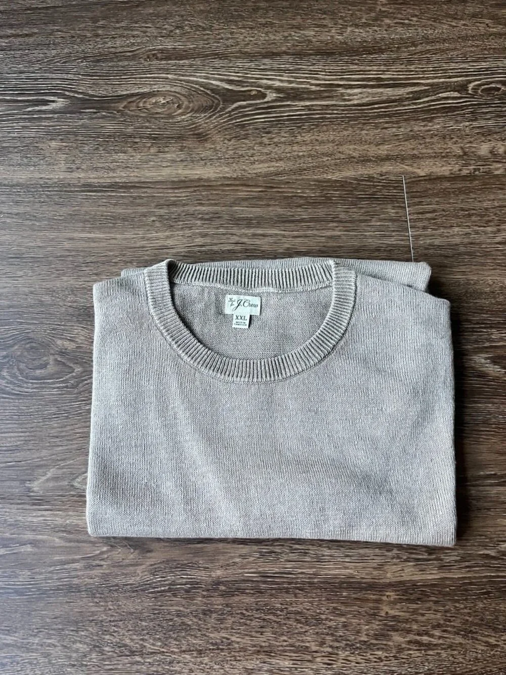 J. Crew Short-sleeve linen sweater tee Excellent Condition Heather Twig Colorway